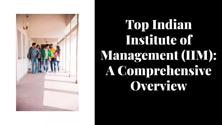 top indian institute of management