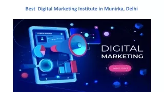 Digital marketing Institute in Munirka - GSCE