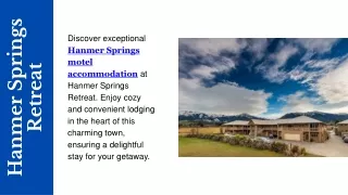 Exclusive Savings at Hanmer Springs Retreat - Book Now