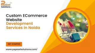 Custom eCommerce website development services in Noida