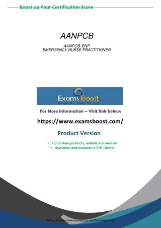 AANPCB-ENP PDF Dumps Questions Answers Study Guide Free Download