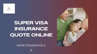 Best Super Visa Insurance Quote Online