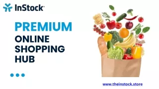 InStock: Your One-Stop Online Grocery Store