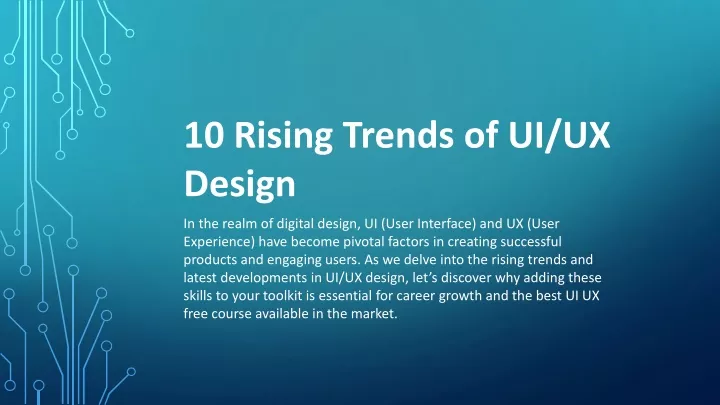 10 rising trends of ui ux design