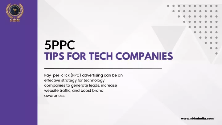 5ppc tips for tech companies