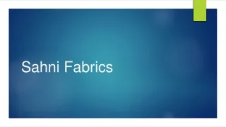 Discover the Best Online Fabric Store in Delhi for Quality Fabrics