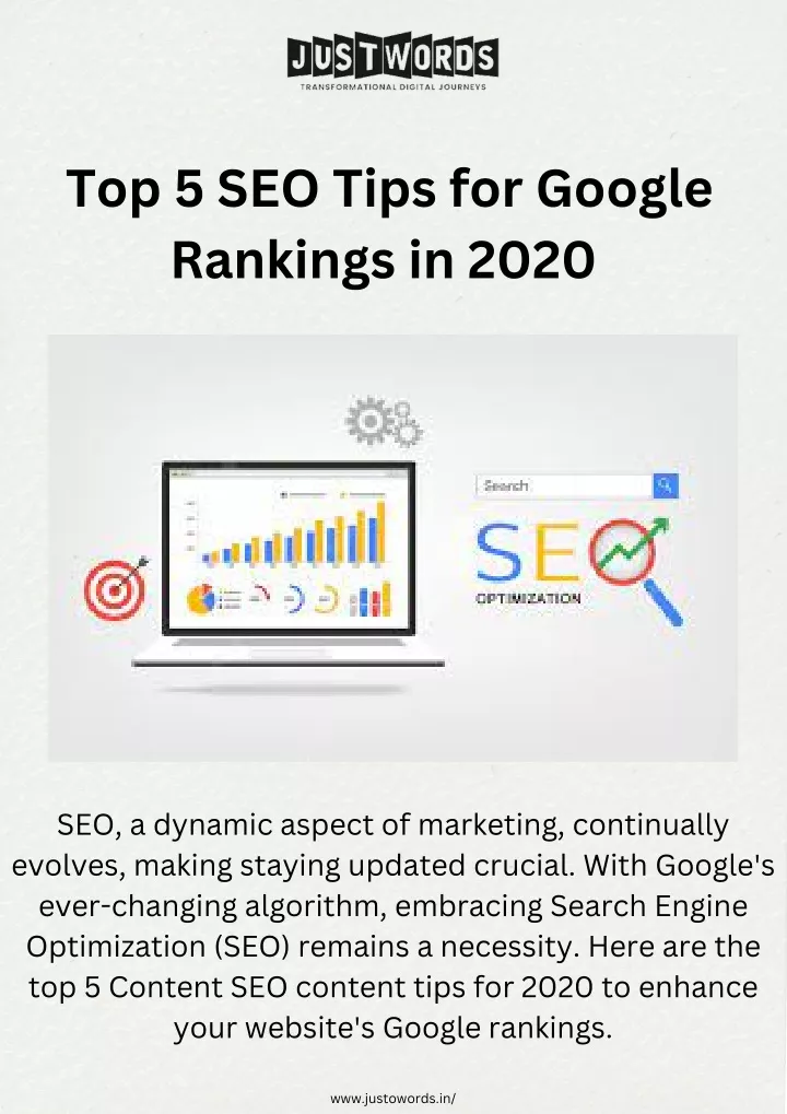 top 5 seo tips for google rankings in 2020