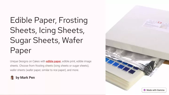 edible paper frosting sheets icing sheets sugar