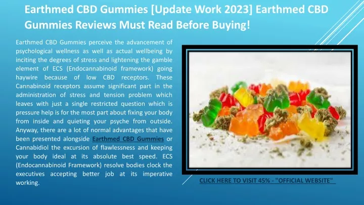 earthmed cbd gummies update work 2023 earthmed