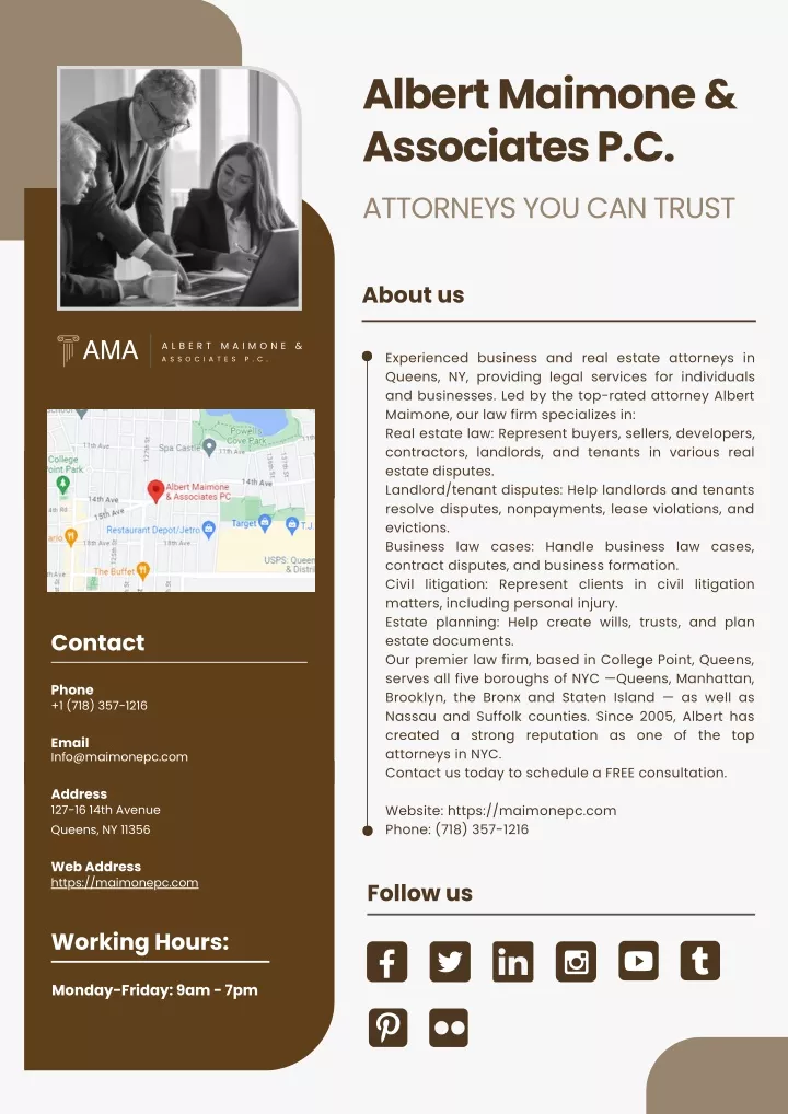 albert maimone associates p c attorneys