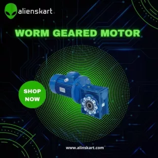 Worm Geared Motors in high quality exclusively at Alienskart