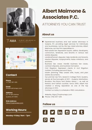 albert maimone associates p c attorneys
