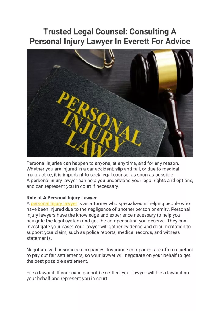 trusted legal counsel consulting a personal