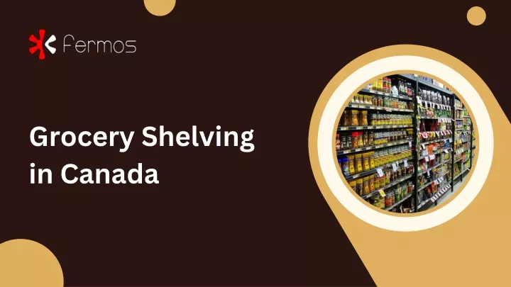 grocery shelving in canada