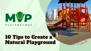 10 tips to create a natural playground