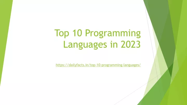 top 10 programming languages in 2023