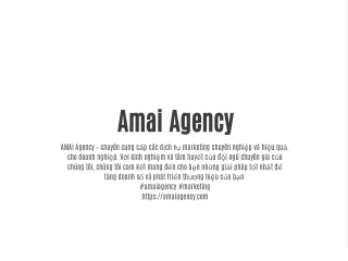 amai agency amai agency chuy n cung