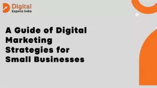 A Guide of Digital Marketing Strategies for Small Businesses