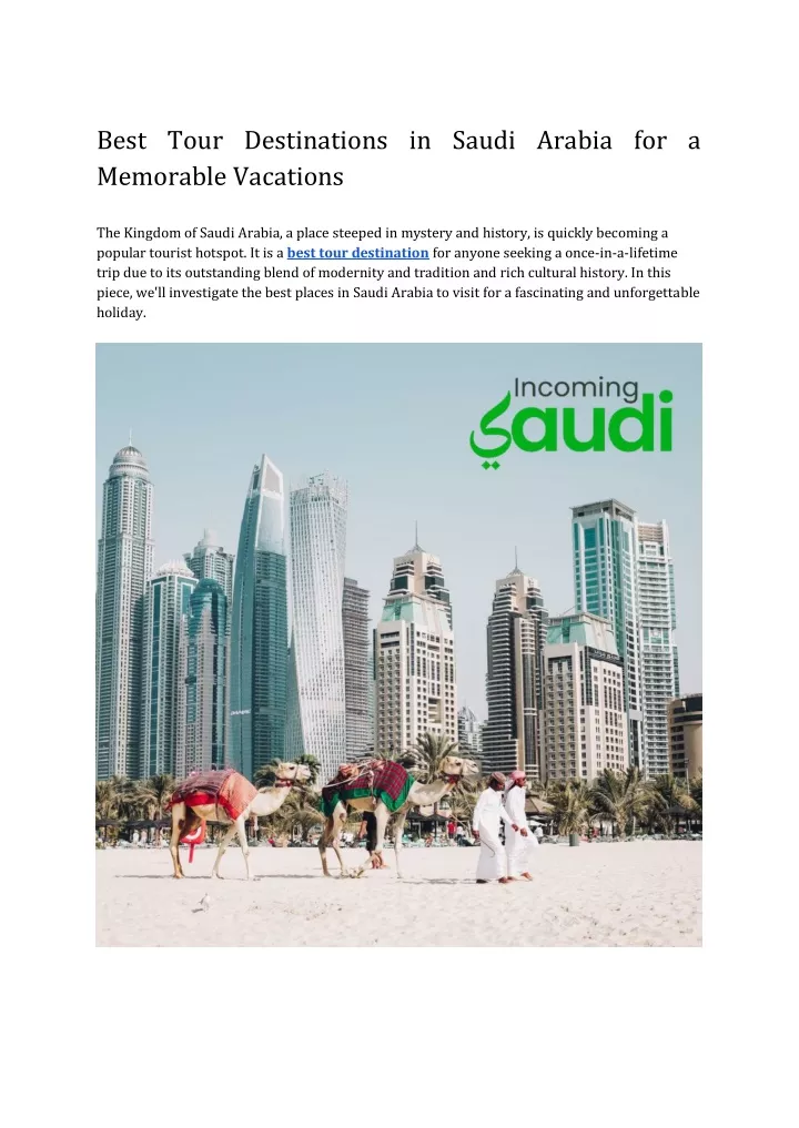 best tour destinations in saudi arabia