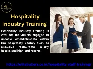 Best Hospitality Industry Training