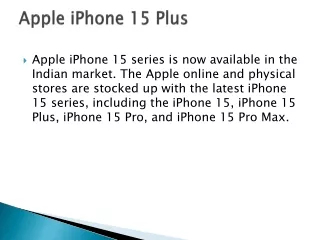 Apple iPhone 15 Plus