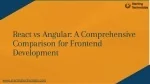 React vs Angular A Comprehensive Comparison for Frontend Development - slide 1