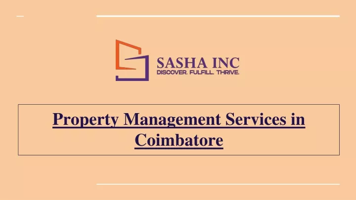 property management services in coimbatore