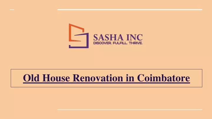 old house renovation in coimbatore