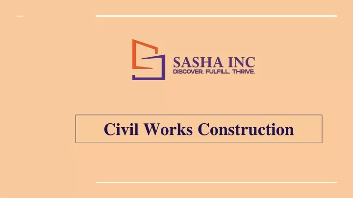 civil works construction