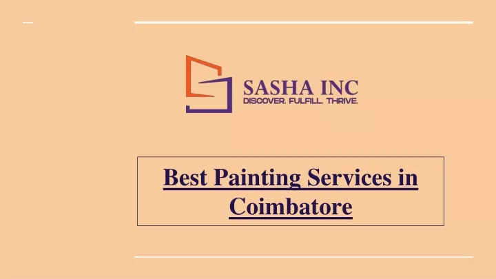 best painting services in coimbatore