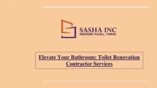 Elevate Your Bathroom_ Toilet Renovation Contractor Services