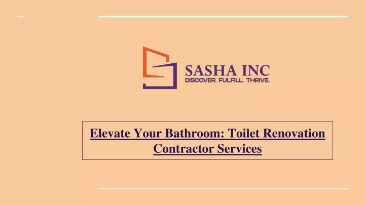 elevate your bathroom toilet renovation
