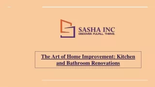 Kitchen and Bathroom Renovations