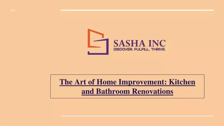 the art of home improvement kitchen and bathroom