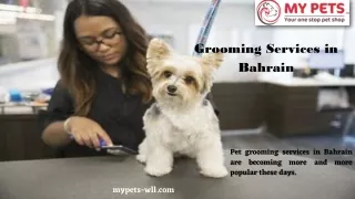 Grooming Services in Bahrain