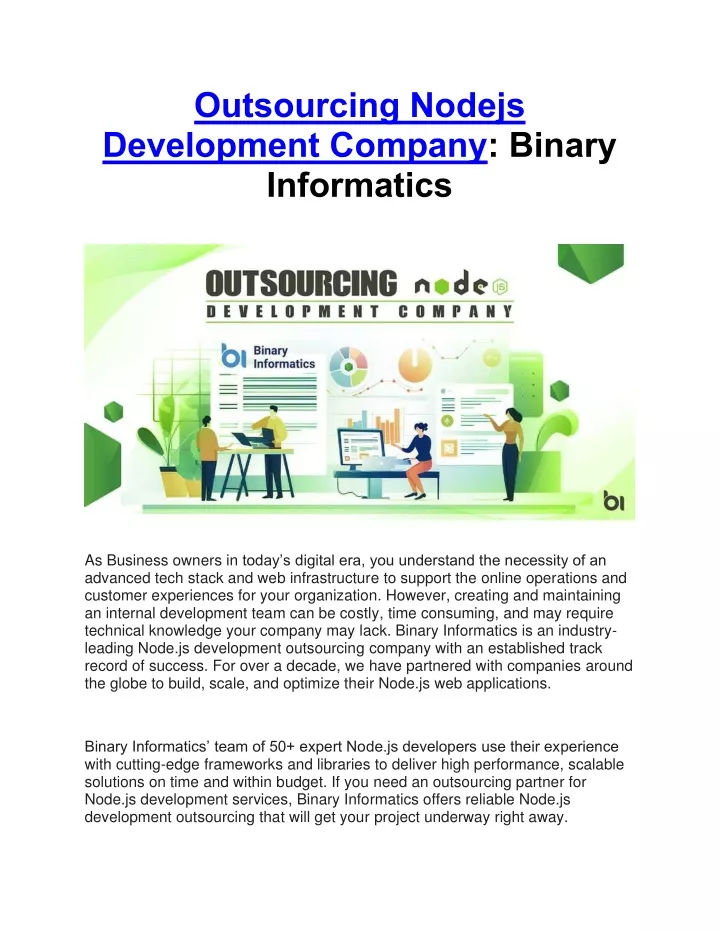 outsourcing nodejs development company binary