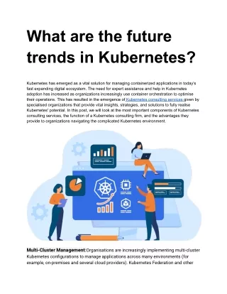 what are the future trends in kubernetes