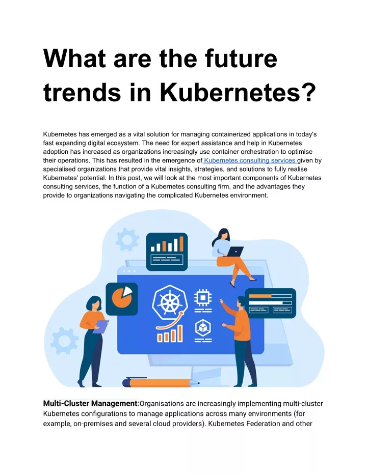 what are the future trends in kubernetes