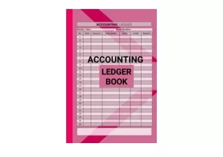 Kindle online PDF Accounting Ledger Book Comprehensive Financial Record Keeping