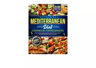 Ebook download The Simple Mediterranean Diet Cookbook for Beginners 2000 Days Qu