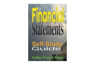 PDF read online Financial Statements Self Study Guide free acces