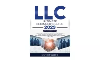 Ebook download LLC Ultimate Beginners Guide The Complete Manual for Aspiring Ent