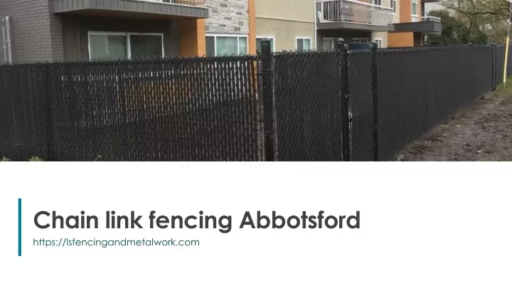 chain link fencing abbotsford