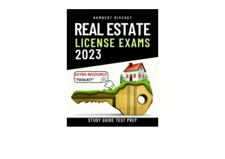 Download Real Estate License Exams 2023 2024 Study Guide Must Have Toolkit for B
