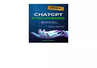 Kindle online PDF ChatGPT Become a Millionaire Capture the AI ChatGPT Market and