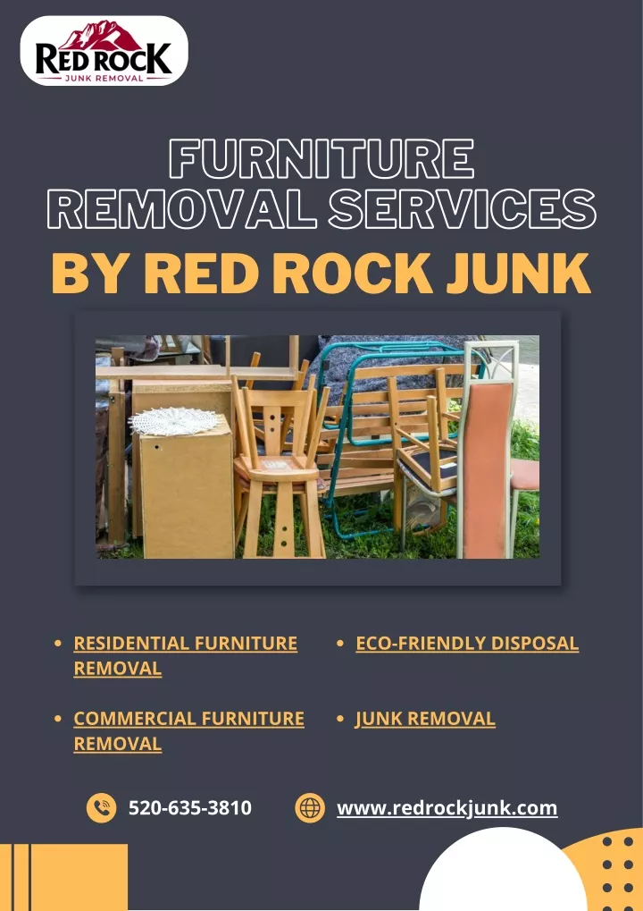 furniture removal services by red rock junk