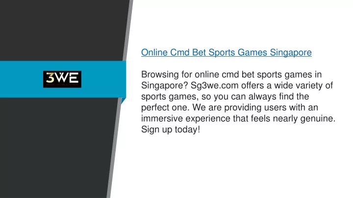 online cmd bet sports games singapore browsing