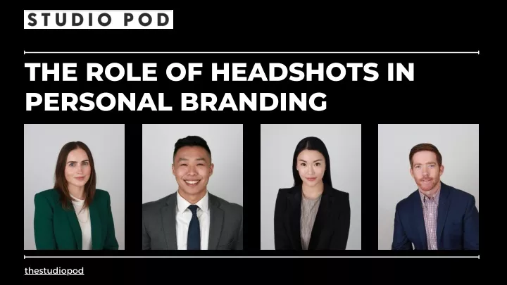 the role of headshots in personal branding