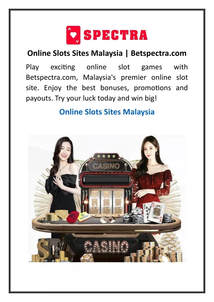 online slots sites malaysia betspectra com