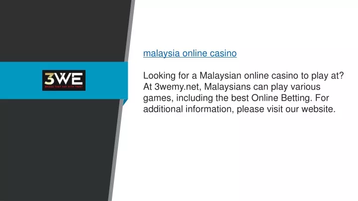 malaysia online casino looking for a malaysian